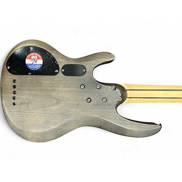 Used ESP LTD B205SM 5 String See Thru Black Satin Electric Bass Guitar