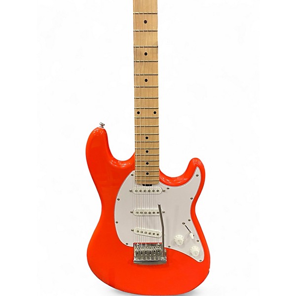 Used Sterling by Music Man CT30 SSS Fiesta Red Solid Body Electric Guitar