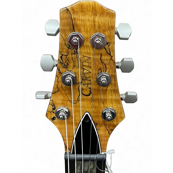 Used Carvin SH550 Spalted Maple Hollow Body Electric Guitar
