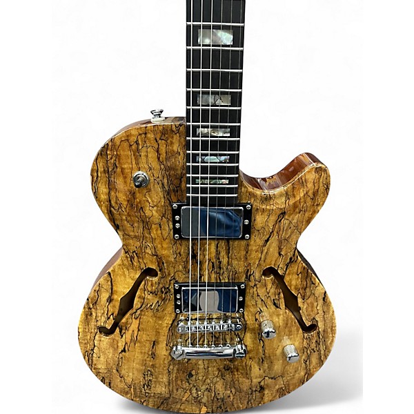 Used Carvin SH550 Spalted Maple Hollow Body Electric Guitar