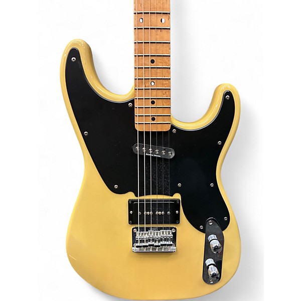 Used Squier 51 Vintage Yellow Solid Body Electric Guitar