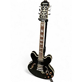 Used Epiphone Sheraton II Ebony Hollow Body Electric Guitar