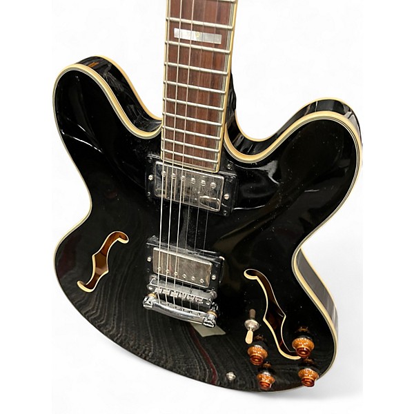 Used Epiphone Sheraton II Ebony Hollow Body Electric Guitar
