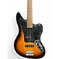 Used 2016 Squier Vintage Modified Jaguar Bass Special 3 Color Sunburst Electric Bass Guitar