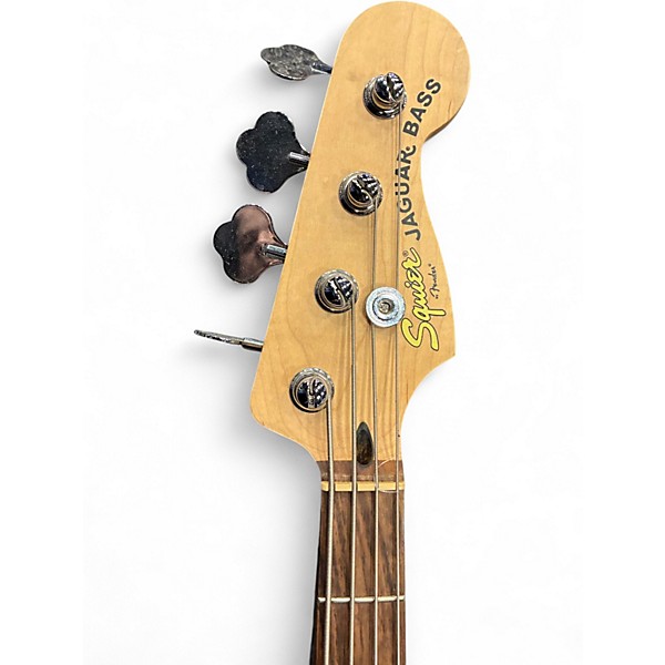 Used 2016 Squier Vintage Modified Jaguar Bass Special 3 Color Sunburst Electric Bass Guitar