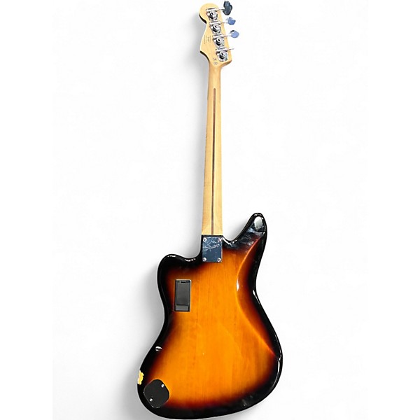 Used 2016 Squier Vintage Modified Jaguar Bass Special 3 Color Sunburst Electric Bass Guitar
