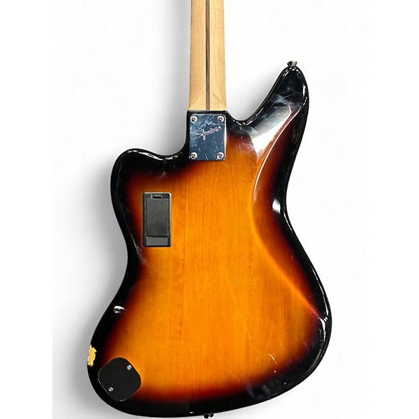 Used 2016 Squier Vintage Modified Jaguar Bass Special 3 Color Sunburst Electric Bass Guitar