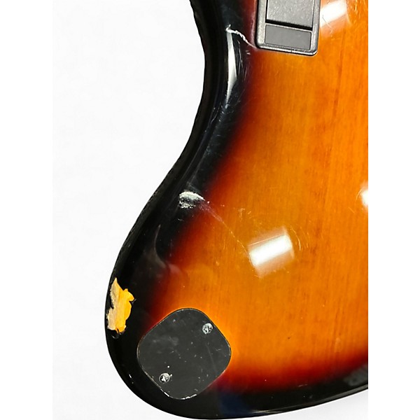 Used 2016 Squier Vintage Modified Jaguar Bass Special 3 Color Sunburst Electric Bass Guitar