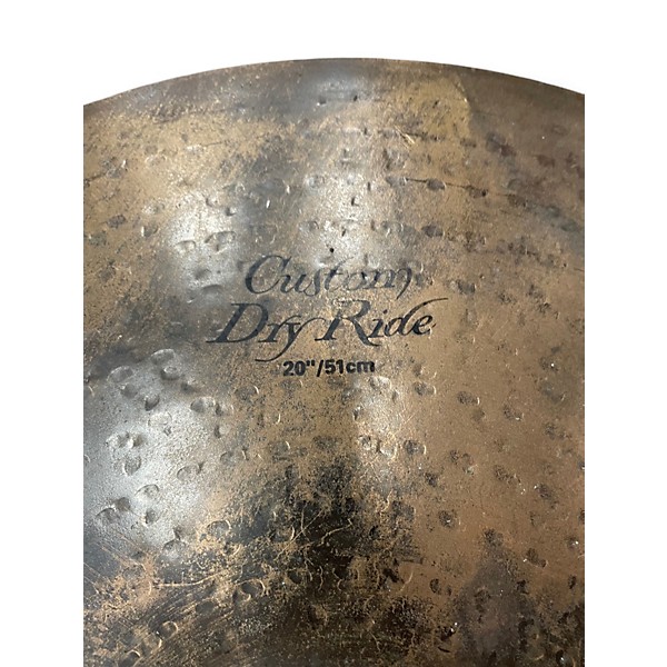 Used Zildjian 20in K Custom Dry Ride Cymbal