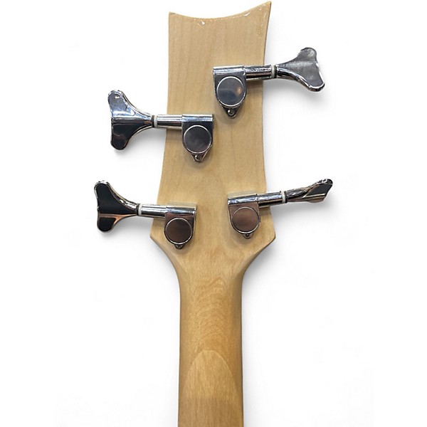 Used Glarry BASS Natural Electric Bass Guitar