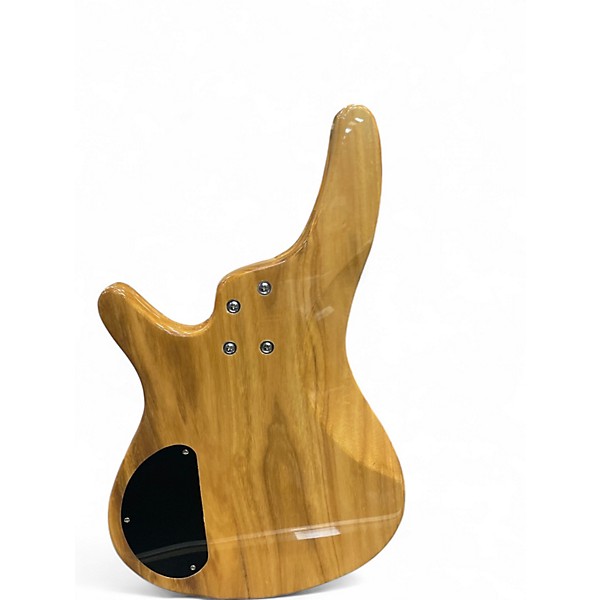 Used Glarry BASS Natural Electric Bass Guitar