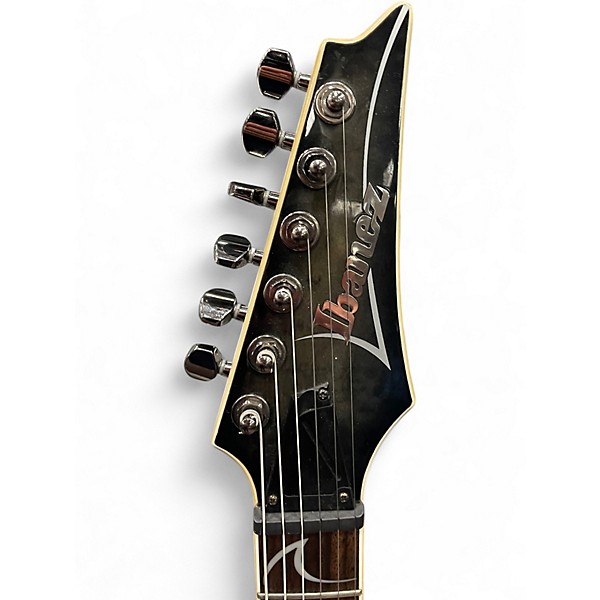 Used Ibanez RGA72TQM RG Series Gray Solid Body Electric Guitar