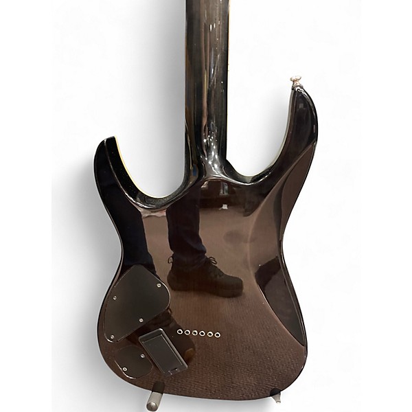 Used Ibanez RGA72TQM RG Series Gray Solid Body Electric Guitar