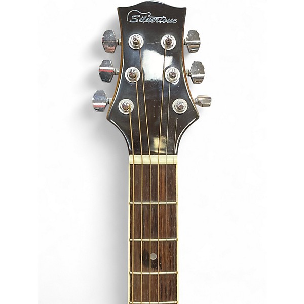 Used Sivertone CA105724 Natural Acoustic Guitar