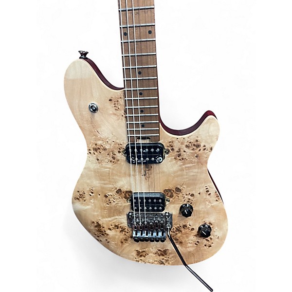 Used EVH Wolfgang Standard Natural Burl Top Solid Body Electric Guitar