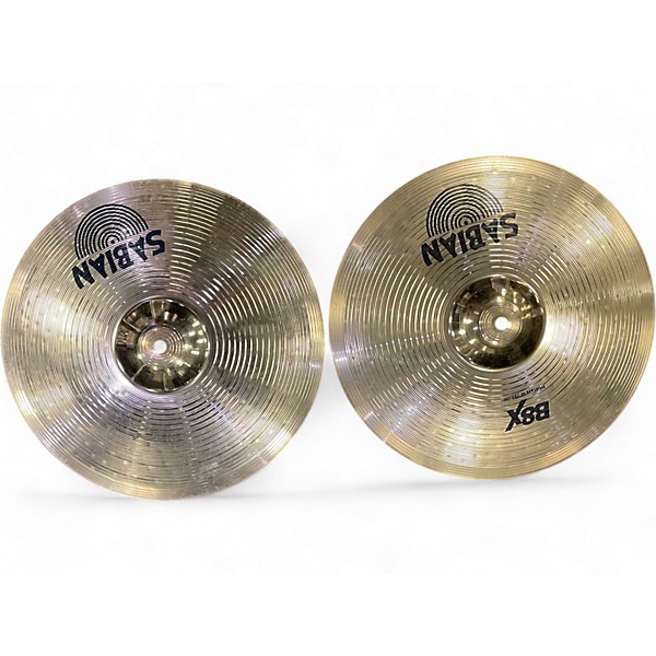Used SABIAN 14in B8X HI HATS Cymbal