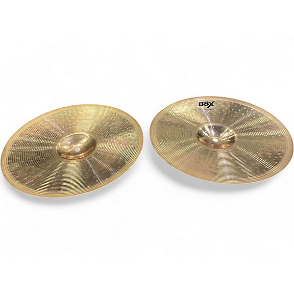 Used SABIAN 14in B8X HI HATS Cymbal
