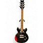 Used Daisy Rock Retro H Black and Red Hollow Body Electric Guitar thumbnail