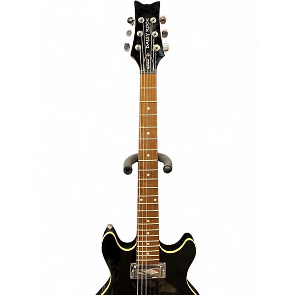 Used Daisy Rock Retro H Black and Red Hollow Body Electric Guitar