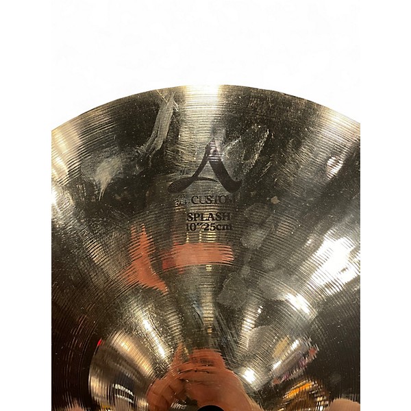 Used Zildjian 10in A Custom Splash Cymbal