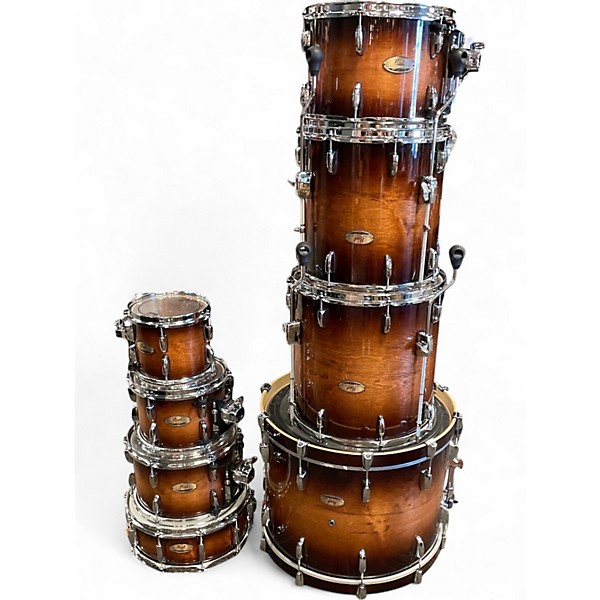 Used Pearl 8 Piece SESSION STUDIO SELECTR Tobacco Sunburst Drum Kit