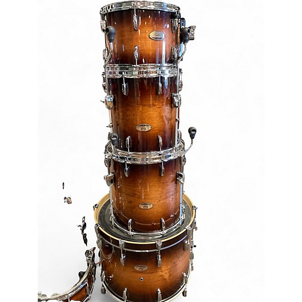 Used Pearl 8 Piece SESSION STUDIO SELECTR Tobacco Sunburst Drum Kit