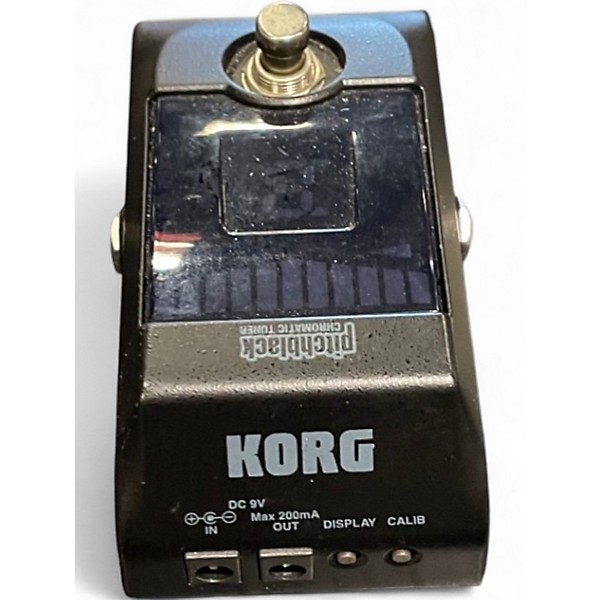 Used KORG PB01 Pitchblack Chromatic Tuner Pedal