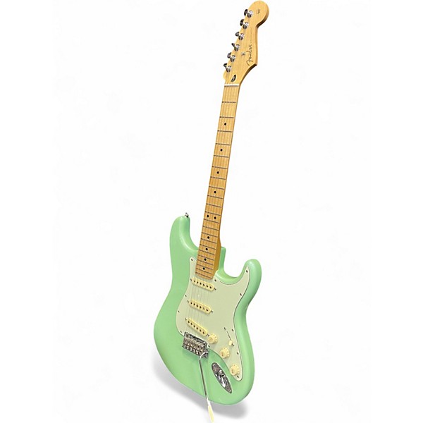 Used 2022 Fender Player Stratocaster Mint Green Solid Body Electric Guitar