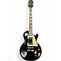 Used Epiphone Les Paul Traditional Pro Black and White Solid Body Electric Guitar thumbnail