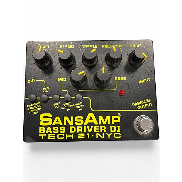 Used Tech 21 Bass Driver Direct Box Bass Effect Pedal
