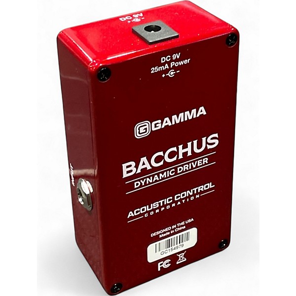 Used GAMMA Bacchus Dynamic Driver  Effect Pedal