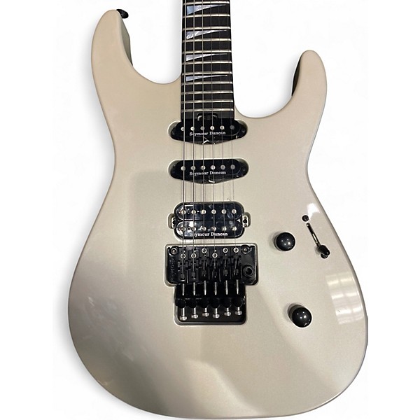 Used Jackson Soloist SL3 white pearl Solid Body Electric Guitar