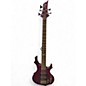 Used ESP LTD F155DX 5 String Purple Electric Bass Guitar thumbnail