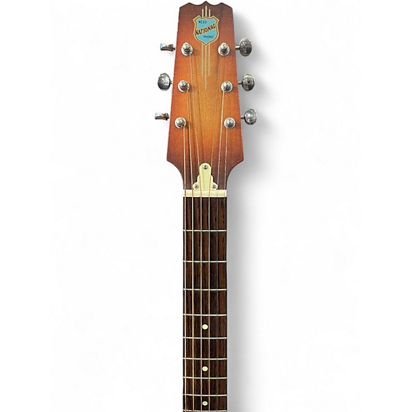 Used National Resophonic Natural Acoustic Electric Guitar
