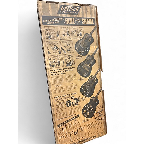 Used Gretsch Guitars Americana Series G4500 "Sundown Serenade" Orange Acoustic Guitar