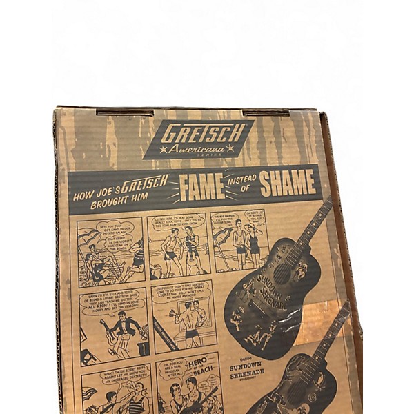 Used Gretsch Guitars Americana Series G4500 "Sundown Serenade" Orange Acoustic Guitar