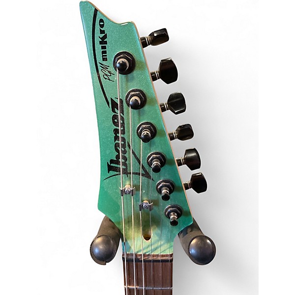 Used Ibanez PGM Mikro Green Solid Body Electric Guitar
