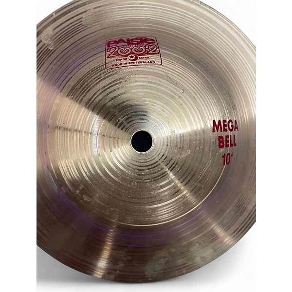 Used Paiste 10in 2002 power bell Cymbal