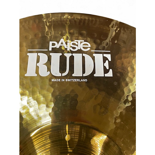 Used Paiste 24in rude eclipse mega power ride Cymbal