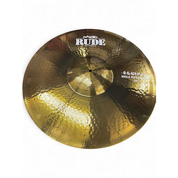 Used Paiste 24in rude eclipse mega power ride Cymbal