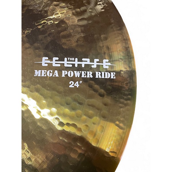 Used Paiste 24in rude eclipse mega power ride Cymbal