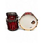 Used TAMA 3 Piece Starclassic Performer Crimson Red Waterfall Drum Kit thumbnail