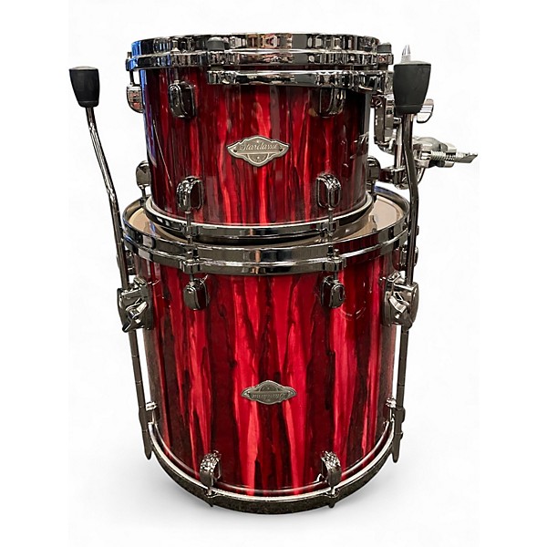 Used TAMA 3 Piece Starclassic Performer Crimson Red Waterfall Drum Kit