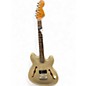 Used Fender Tom DeLonge Starcaster  Gold Hollow Body Electric Guitar thumbnail
