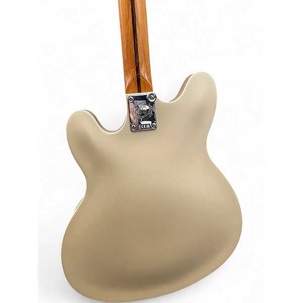 Used Fender Tom DeLonge Starcaster  Gold Hollow Body Electric Guitar