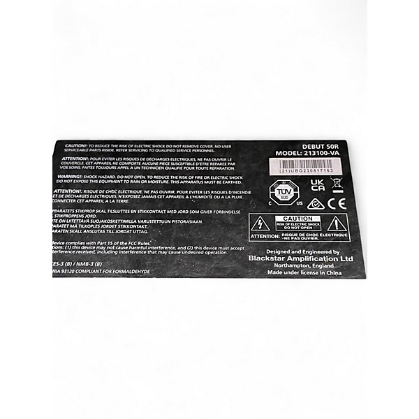 Used Blackstar DEBUT 50R Acoustic Guitar Combo Amp