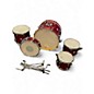 Used DW 5 Piece DESIGN SERIES FREQUENT FLYER Maraschino Cherry Drum Kit thumbnail