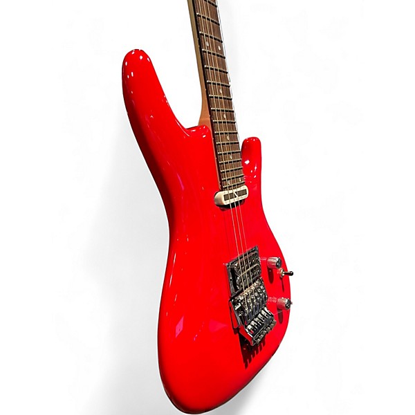 Used Ibanez JS2480MCR Joe Satriani Signature Metallic Red Solid Body Electric Guitar