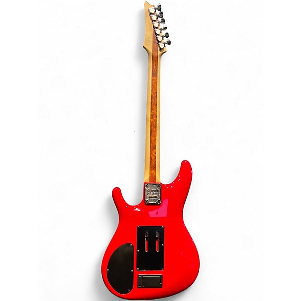 Used Ibanez JS2480MCR Joe Satriani Signature Metallic Red Solid Body Electric Guitar