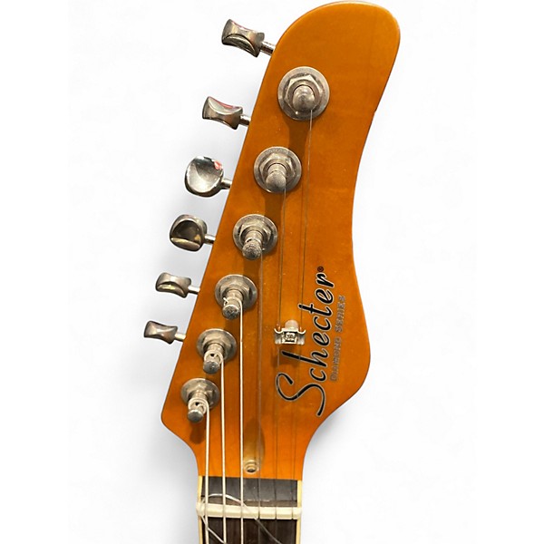 Used Schecter Guitar Research PT 2 Color Sunburst Solid Body Electric Guitar